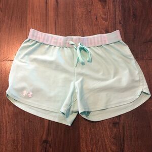 Teal UA Athletic Shorts